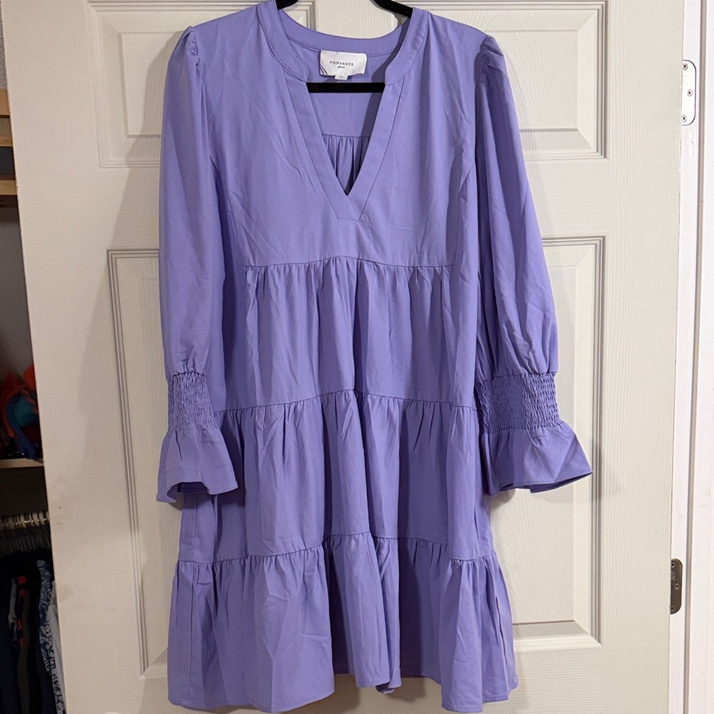 Pomander Place Purple Tiered Dress